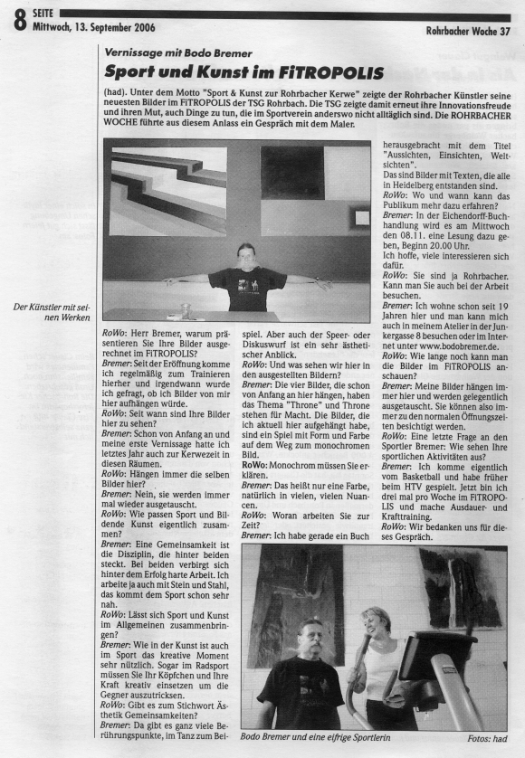 Sport und Kunst 2006
